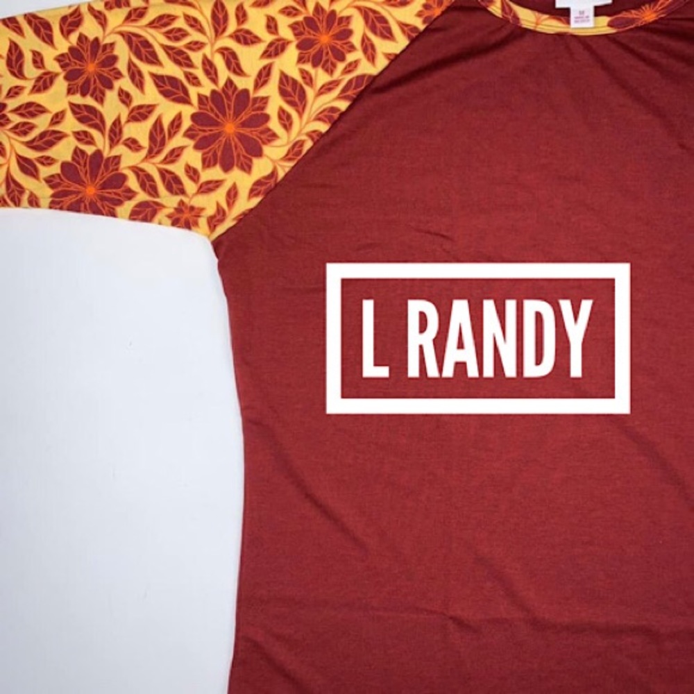 NWT LULAROE RANDY BASEBALL TEE SHIRT